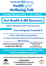 Health & Wellbeing Talk - IBS Recovery