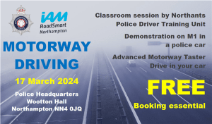 Motorway Driving Event - Sunday 17th March 