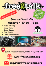 Free 2 Talk Youth group