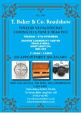 T Baker and Co Vintage Valuation Day 