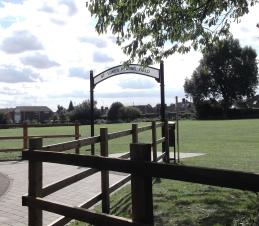 Picture of the entrance to St Lukes field